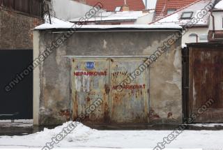 Photo Texture of Building Garage